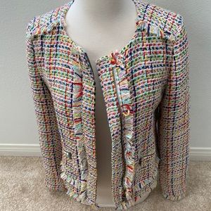 Tweed multicolor HALOGEN BLAZER